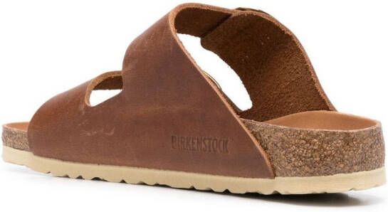 Birkenstock Leren sandalen Bruin