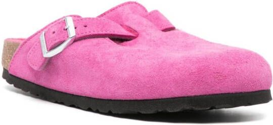 Birkenstock Leren slippers Roze