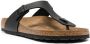 Birkenstock Leren teenslippers Zwart - Thumbnail 2