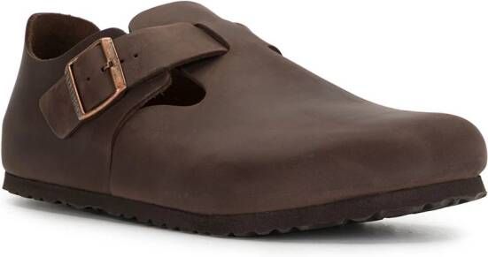 Birkenstock London leren schoenen Bruin