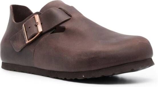 Birkenstock London loafers met ronde neus Bruin