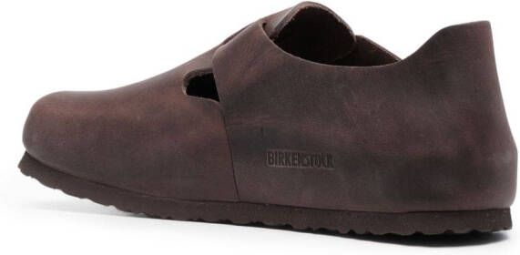 Birkenstock London loafers met ronde neus Bruin