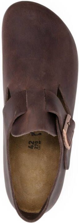 Birkenstock London loafers met ronde neus Bruin