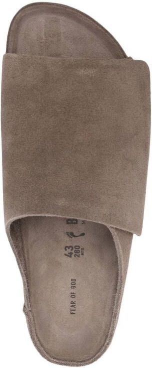 Birkenstock Los Feliz suède slippers Bruin