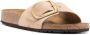 Birkenstock Madrid Big Buckle leren sandalen Bruin - Thumbnail 2
