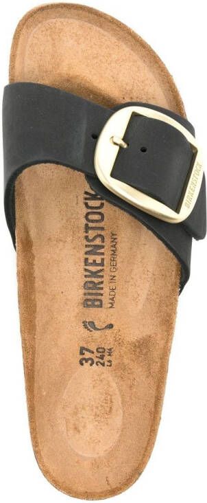 Birkenstock Madrid sandalen met gesp Bruin