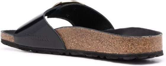 Birkenstock Madrid sandalen met gesp Zwart