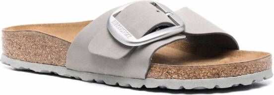 Birkenstock Madrid sandalen met gespen Grijs