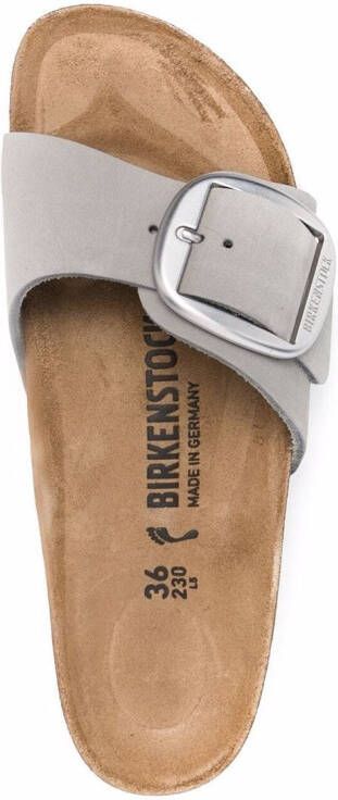 Birkenstock Madrid sandalen met gespen Grijs