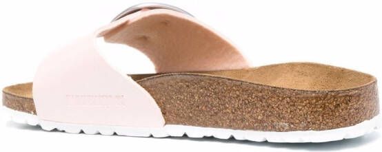Birkenstock Madrid slippers met gesp Roze