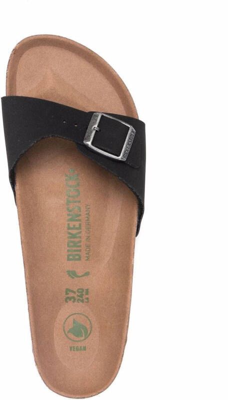 Birkenstock Madrid vegan sandalen Zwart