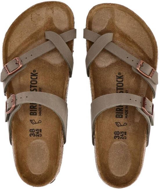 Birkenstock Mayari Birko-Flor sandalen Bruin