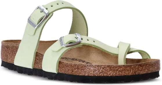 Birkenstock Mayari leren sandalen Groen