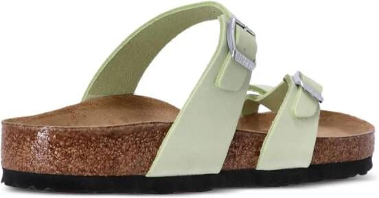 Birkenstock Mayari leren sandalen Groen