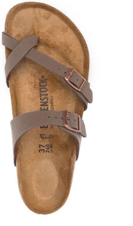 Birkenstock Mayari leren sandalen Bruin