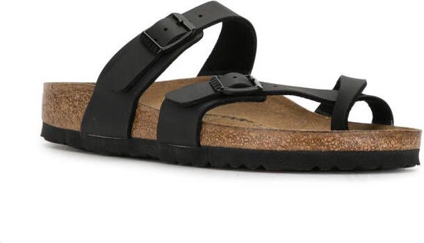 Birkenstock Mayari sandalen met teenbandje Zwart