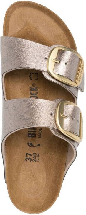 Birkenstock Metallic sandalen Beige