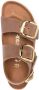 Birkenstock Milano slingback sandalen met gesp Bruin - Thumbnail 4