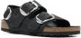 Birkenstock Milano slingback sandalen met gesp Zwart - Thumbnail 2