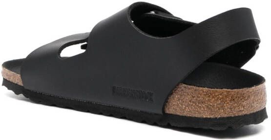 Birkenstock Milano sandalen Zwart