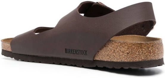 Birkenstock Milano slingback sandalen Bruin