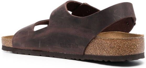 Birkenstock Milano slingback sandalen Bruin