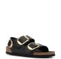 Birkenstock Milano leren sandalen Zwart - Thumbnail 2