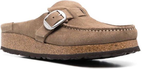 Birkenstock Muiltjes met gesp Beige