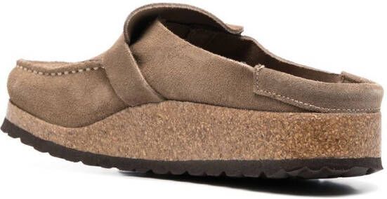 Birkenstock Muiltjes met gesp Beige