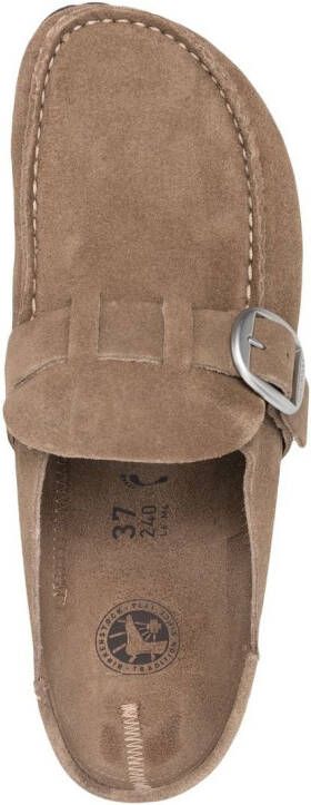 Birkenstock Muiltjes met gesp Beige