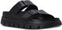 Birkenstock Papillio Arizona slippers met gesp Zwart - Thumbnail 2