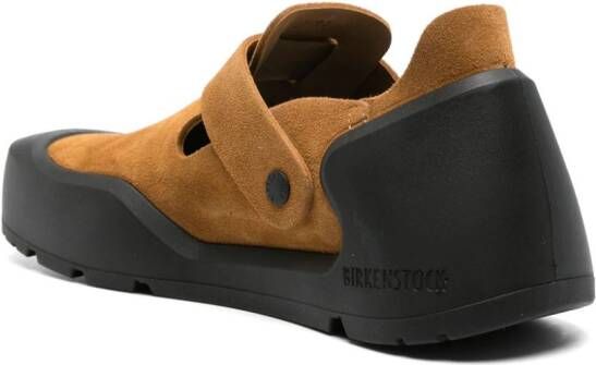 Birkenstock Reykjavik suède klompen Bruin