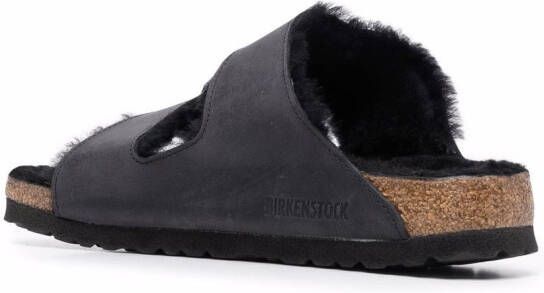 Birkenstock Arizona sandalen met gesp Zwart