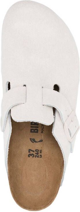 Birkenstock Slippers met gesp Wit