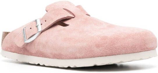 Birkenstock Suède klompen Roze