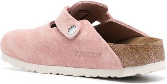 Birkenstock Suède klompen Roze