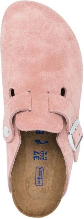 Birkenstock Suède klompen Roze