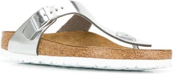 Birkenstock Teenslippers Zilver