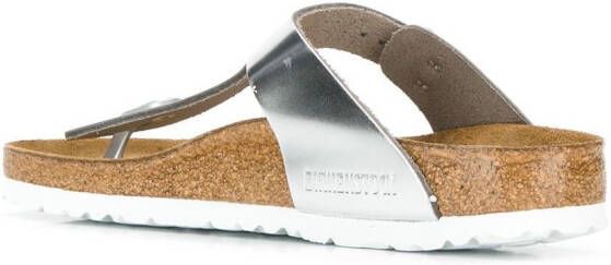 Birkenstock Teenslippers Zilver