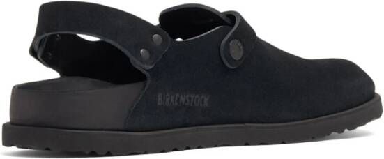 Birkenstock Tokio suède sandalen Zwart