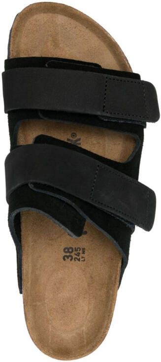 Birkenstock Uji sandalen met klittenband Zwart