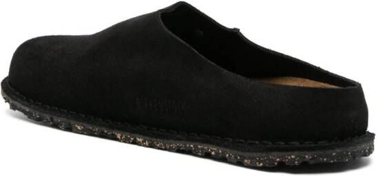 Birkenstock Zermatt Premium suède slippers Zwart