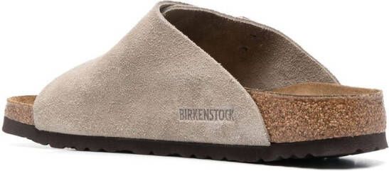 Birkenstock Zürich sandalen met gesp Beige