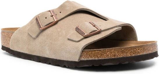 Birkenstock Zurich sandalen met gesp Beige