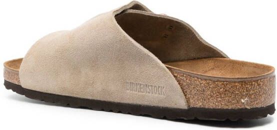 Birkenstock Zurich sandalen met gesp Beige