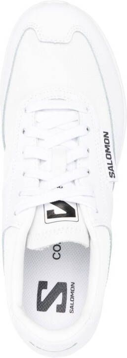 Black Comme Des Garçons x Salomon sneakers met vlakken Wit