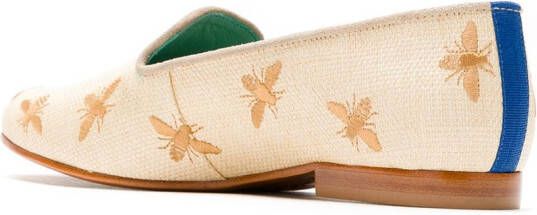 Blue Bird Shoes Bees rieten loafers Beige