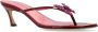 Blumarine 70mm sandalen met vlinder detail Rood - Thumbnail 2