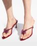 Blumarine 70mm sandalen met vlinder detail Rood - Thumbnail 5