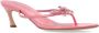 Blumarine 70mm sandalen met vlinder detail Roze - Thumbnail 2